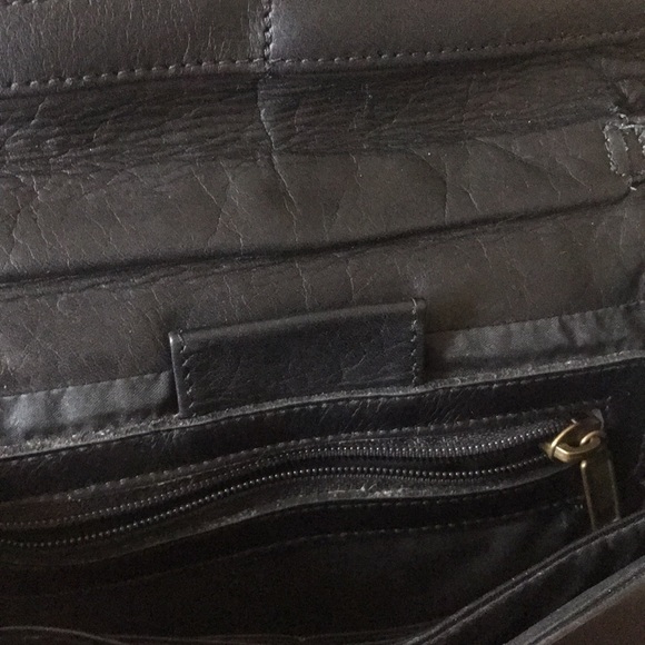 Black leather American Angel purse - Picture 4 of 7